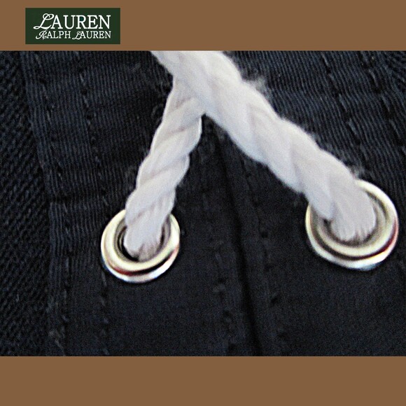 LAUREN RALPH LAUREN NEW Coastal Grandmother Nautical Stripe 3/4-Sleeve Dress XL - Picture 7 of 12